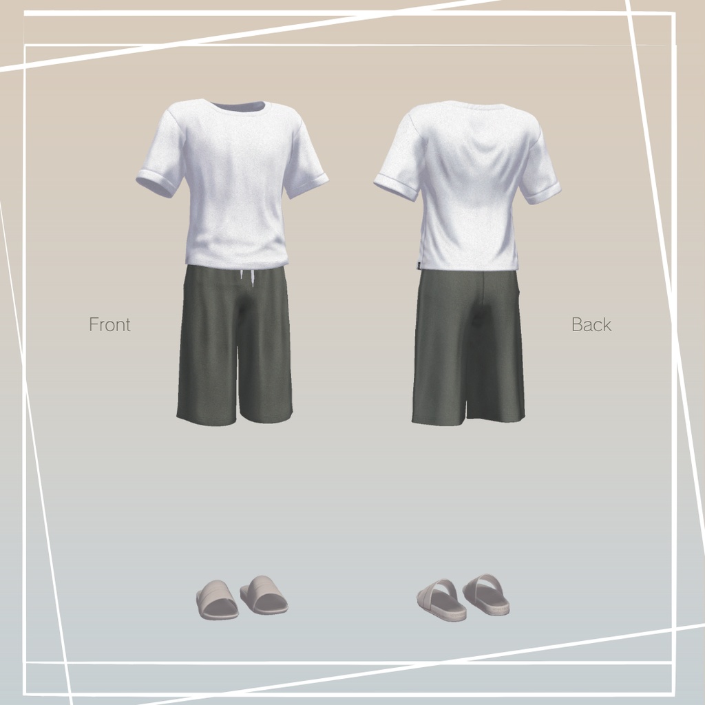 Effortless ラウンジウェア【8アバター対応】#ES_ITEM