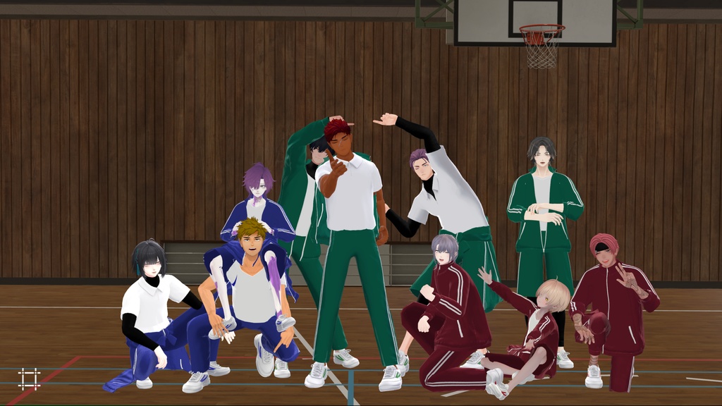 学校指定体操着一式 Gym Uniform【9アバター対応】#ES_ITEM