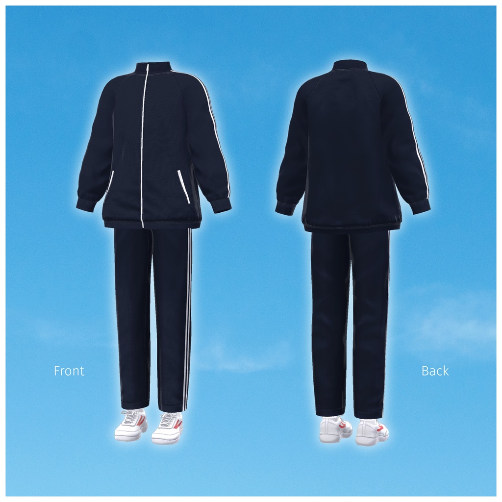 学校指定体操着一式 Gym Uniform【9アバター対応】#ES_ITEM
