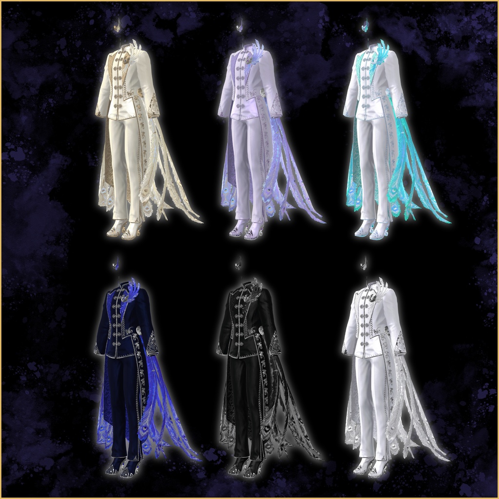✨セール中✨ 【ギミック付き】✥Sacred Plume✥【12アバター対応】#ES_ITEM