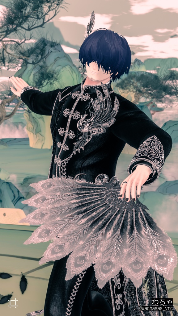 ✨セール中✨ 【ギミック付き】✥Sacred Plume✥【12アバター対応】#ES_ITEM