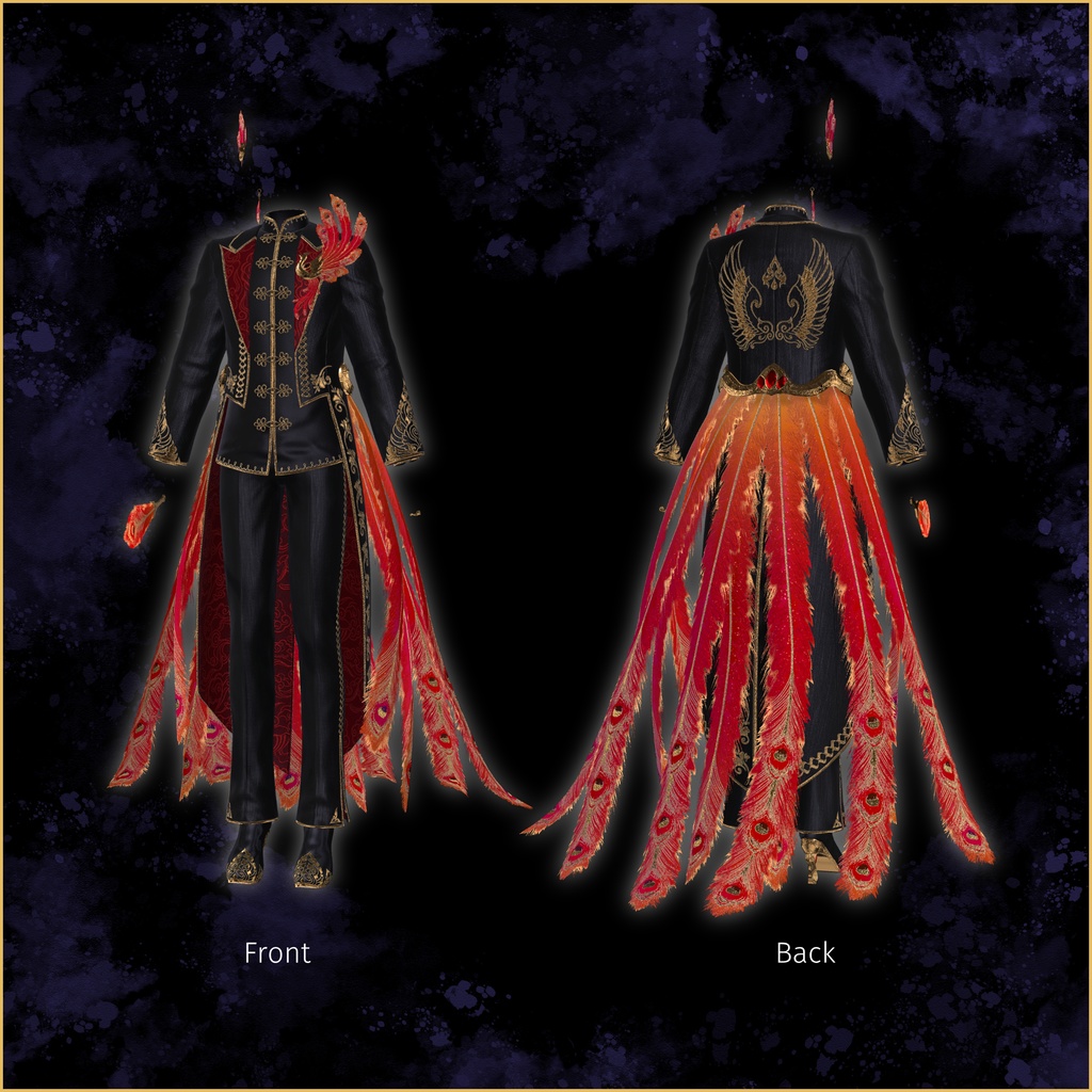 ✨セール中✨ 【ギミック付き】✥Sacred Plume✥【12アバター対応】#ES_ITEM