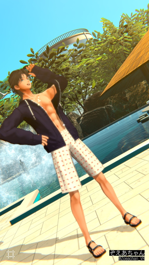 ✨️セール中✨️男性アバター向け水着🌊Spindrift🌊【12アバター対応】#ES_ITEM
