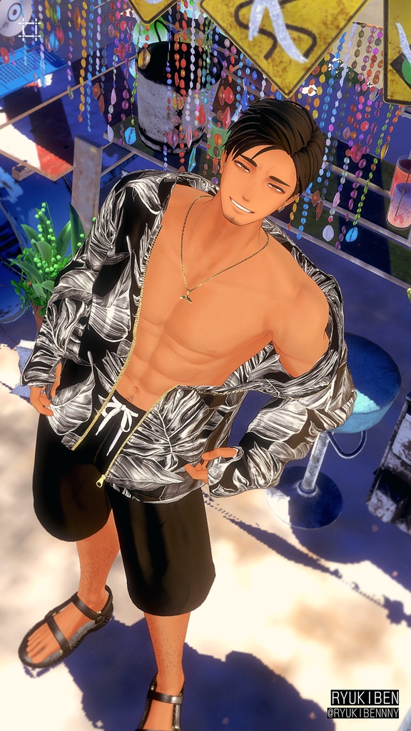 ✨️セール中✨️男性アバター向け水着🌊Spindrift🌊【12アバター対応】#ES_ITEM