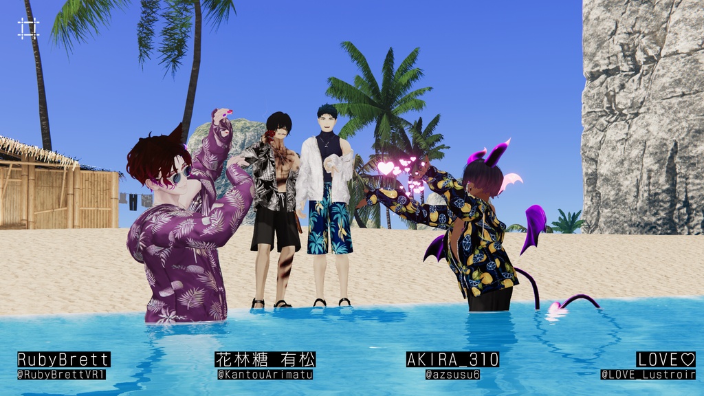 ✨️セール中✨️男性アバター向け水着🌊Spindrift🌊【12アバター対応】#ES_ITEM