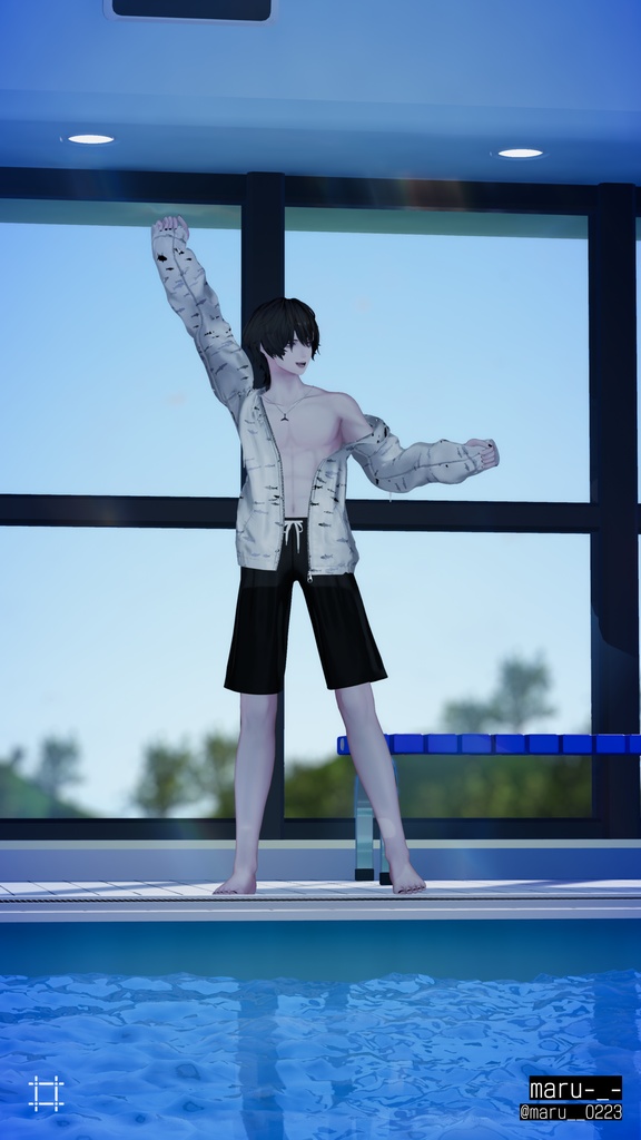 ✨️セール中✨️男性アバター向け水着🌊Spindrift🌊【12アバター対応】#ES_ITEM