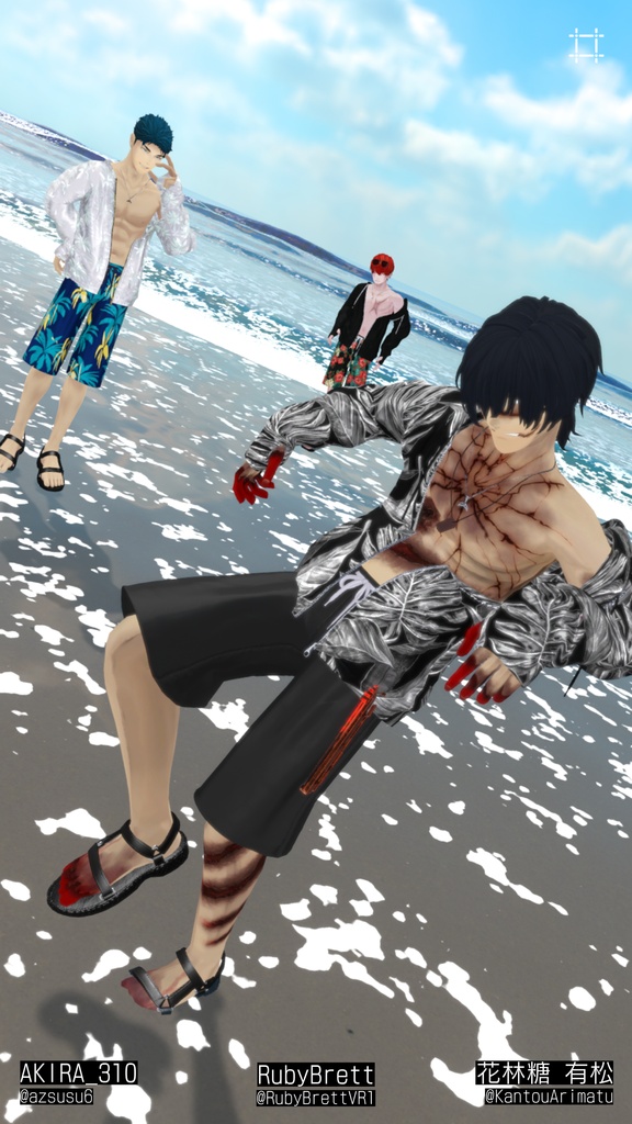 ✨️セール中✨️男性アバター向け水着🌊Spindrift🌊【12アバター対応】#ES_ITEM