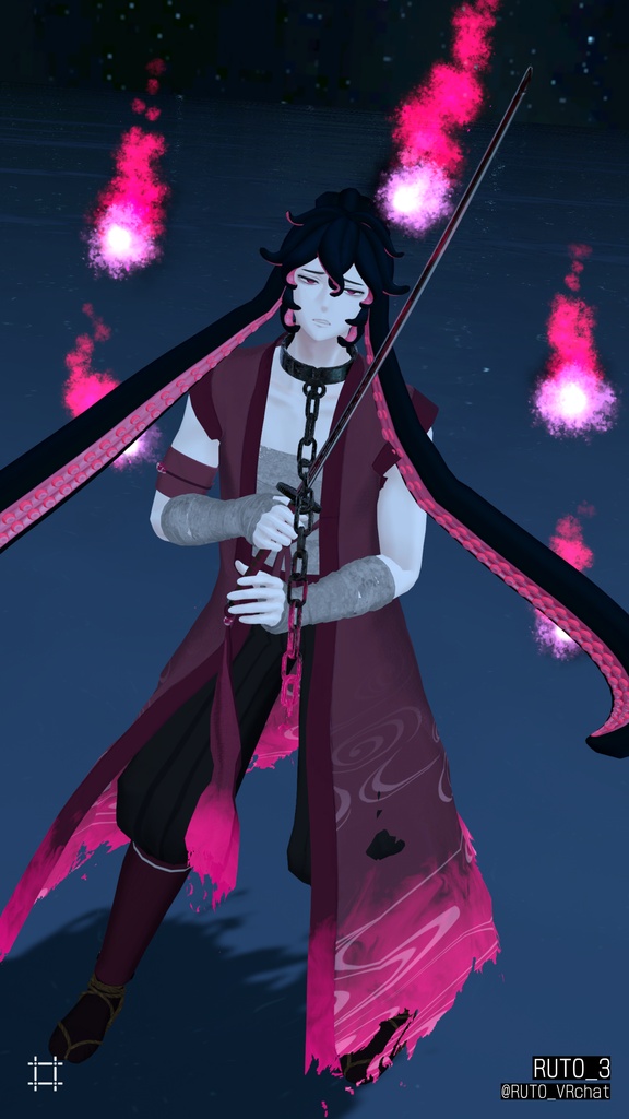 ✨️セール中✨️潮焔魂衣—Tideflame Soul Shroud—【14アバター対応】#ES_ITEM