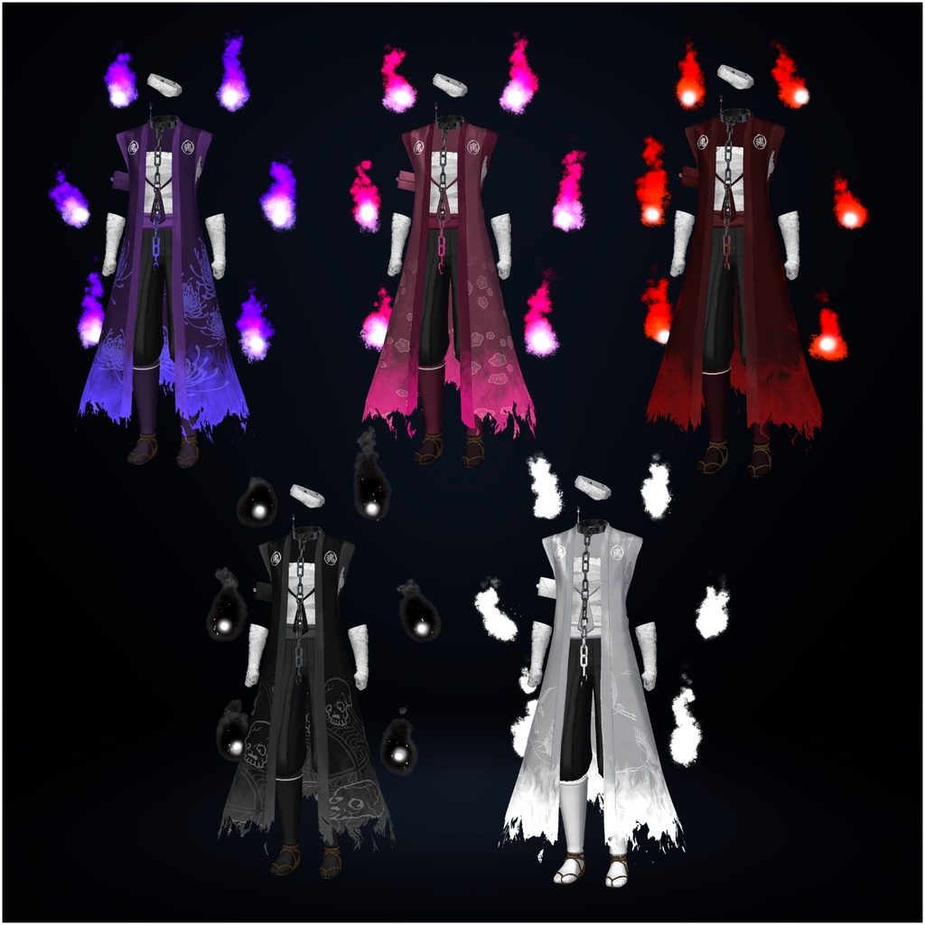 ✨️セール中✨️潮焔魂衣—Tideflame Soul Shroud—【14アバター対応】#ES_ITEM