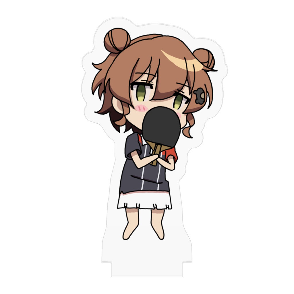 灼熱の卓球娘 月ノ輪紅真深 アクリルフィギュア