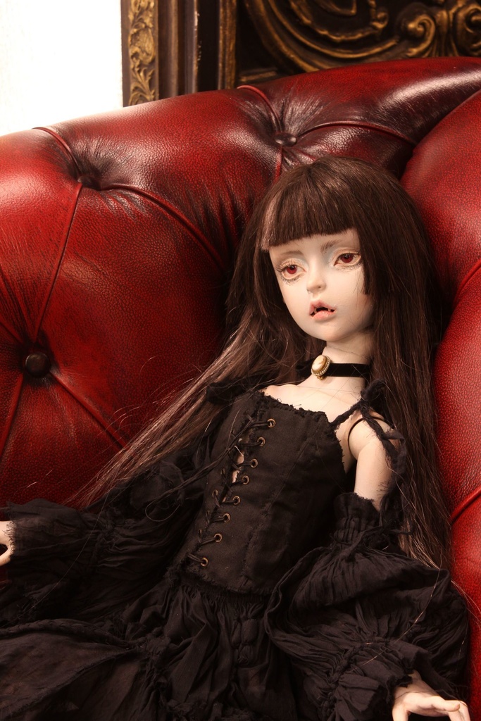 球体関節人形【黒い花弁】