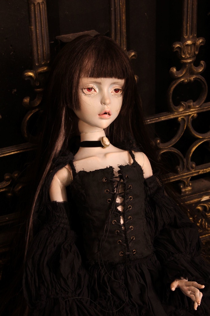 球体関節人形【黒い花弁】