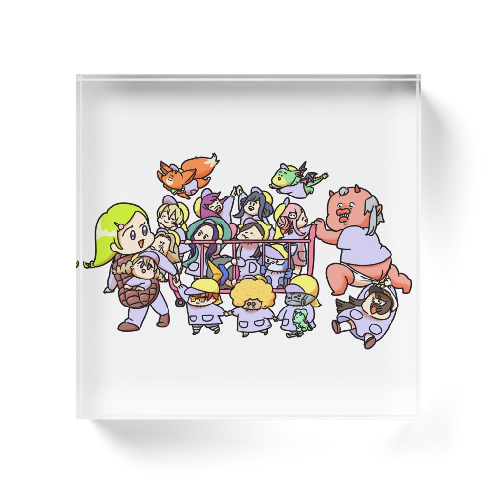 イガラシ幼稚園附属高校野球部 アクリルブロック