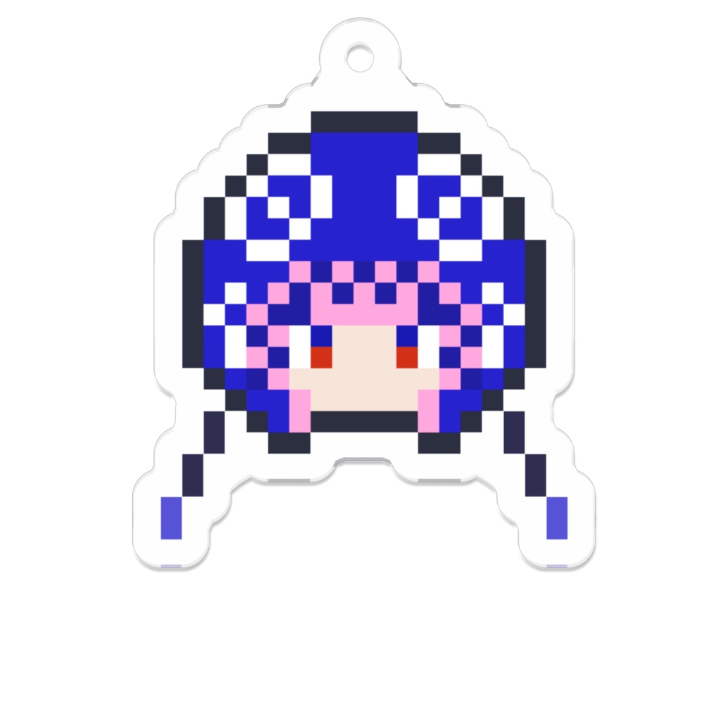 花譜 アクリルキーホルダー(青雀)