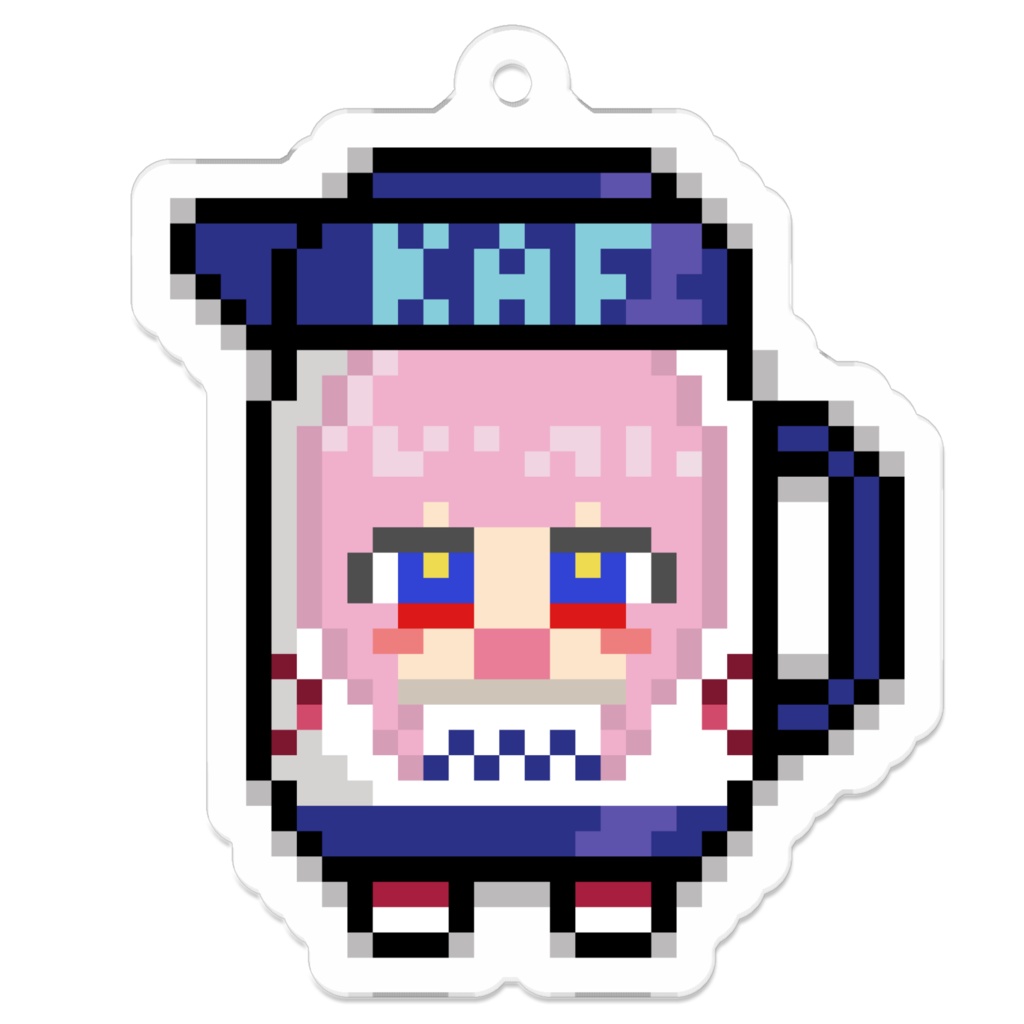 魔法瓶花譜ちゃんのアクリルキーホルダー