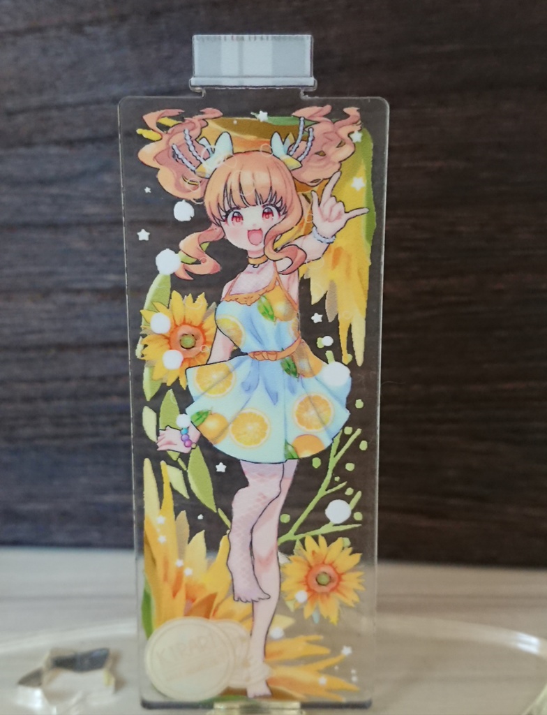 8cmハーバリウムきらりアクリルスタンド