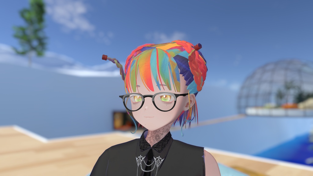 【VRC想定・MA対応】Eyewear²「Clavas」