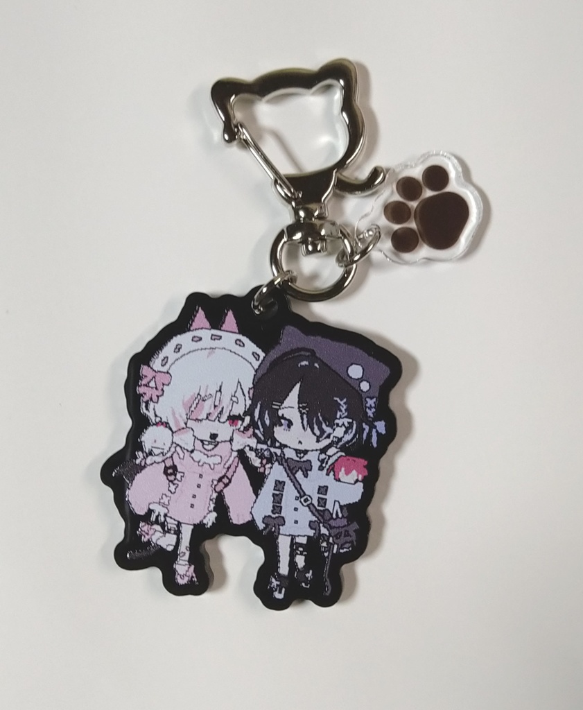 なのにゃおドット黒アクキー