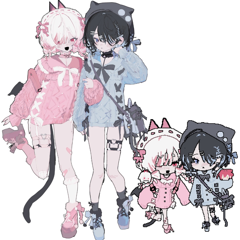 なのにゃおステッカーセット