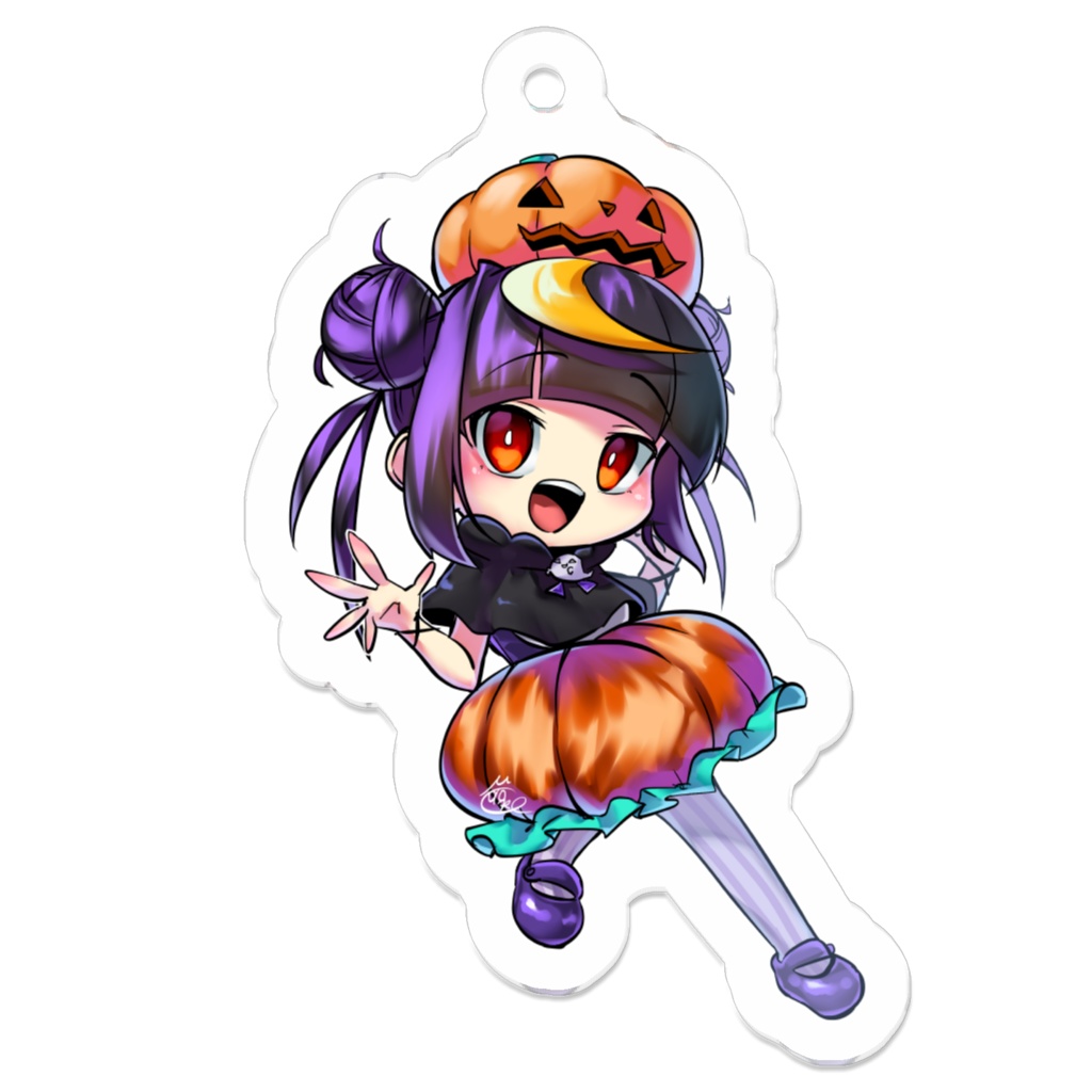 冬野こたつアクリルキーホルダー ハロウィン