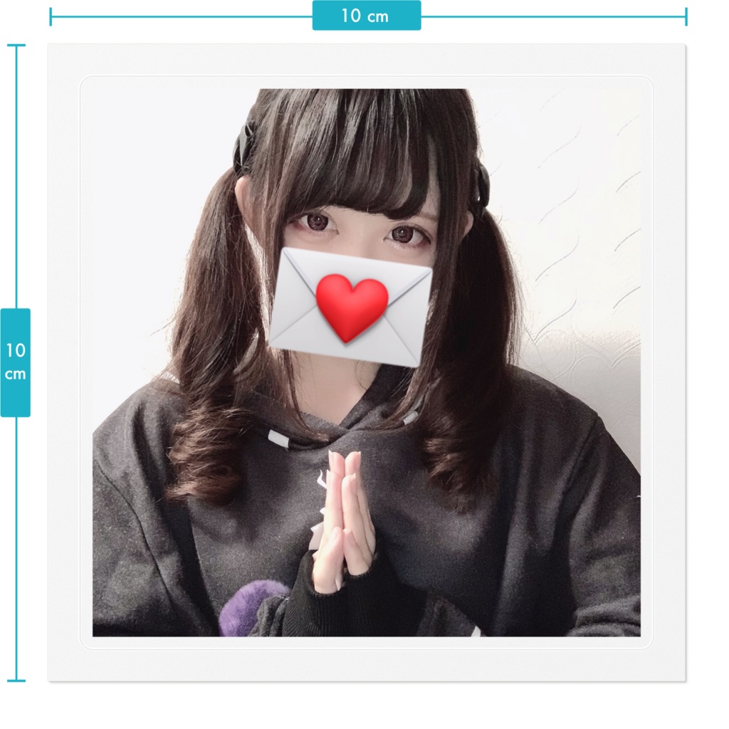 色んな所に貼れちゃうもあちゃん
