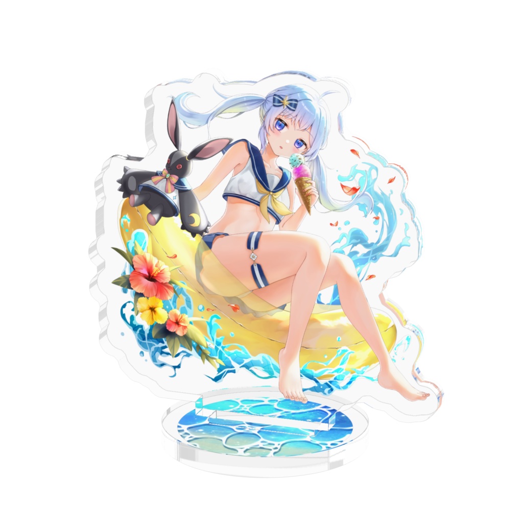 一緒に夏を楽しむアクリルスタンド