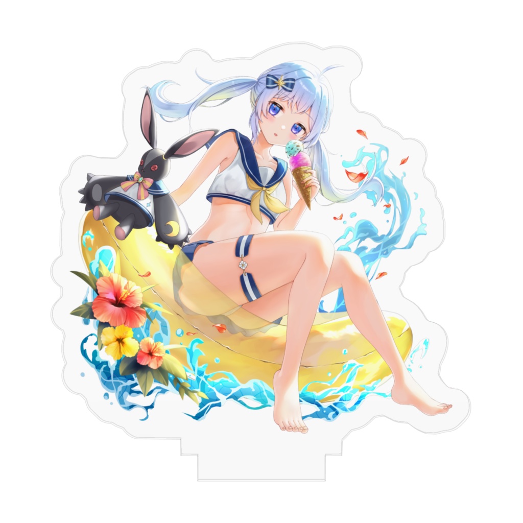 一緒に夏を楽しむアクリルスタンド