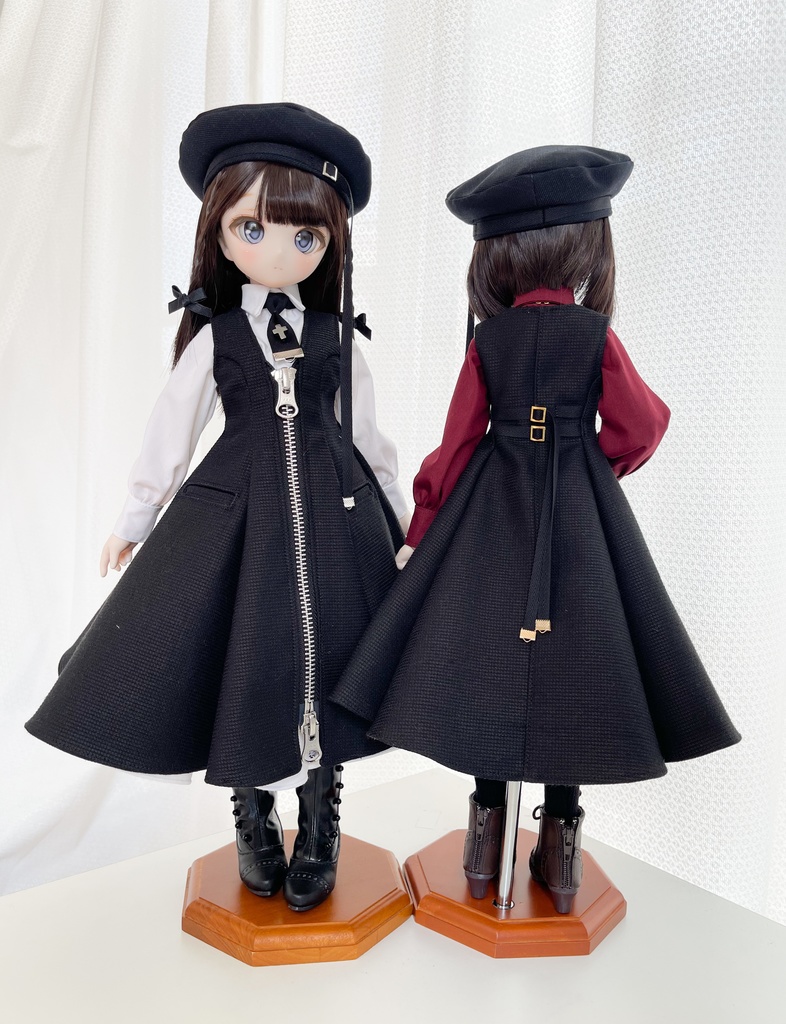 【MDD】ダブルジップベストワンピセット