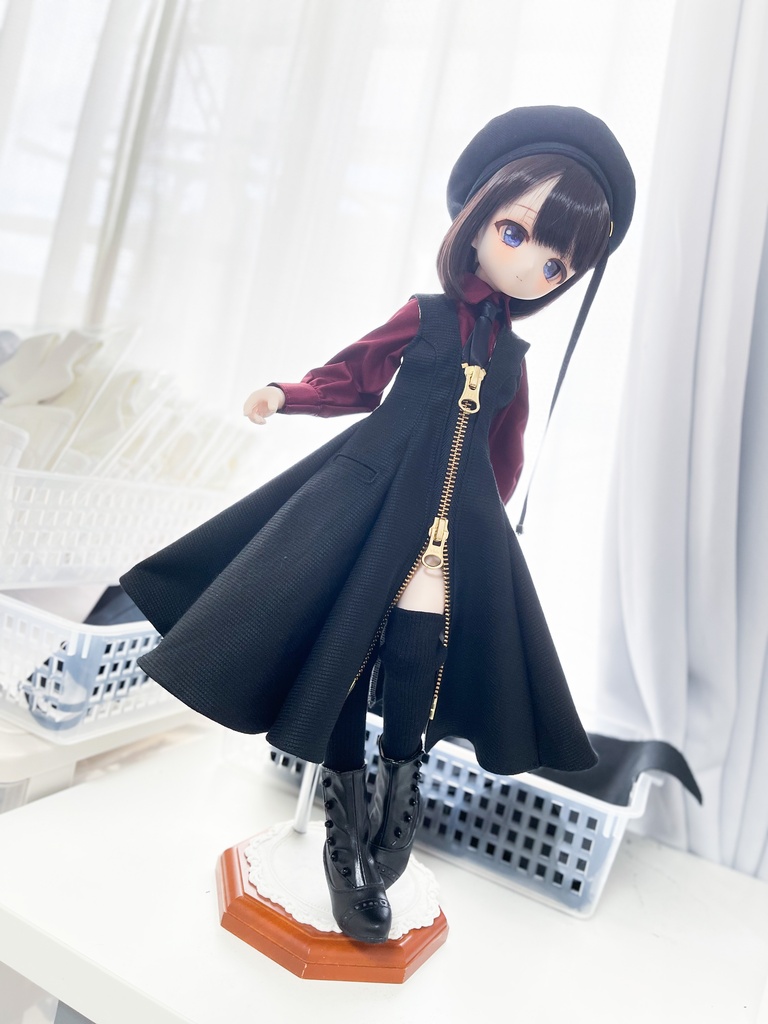 【MDD】ダブルジップベストワンピセット