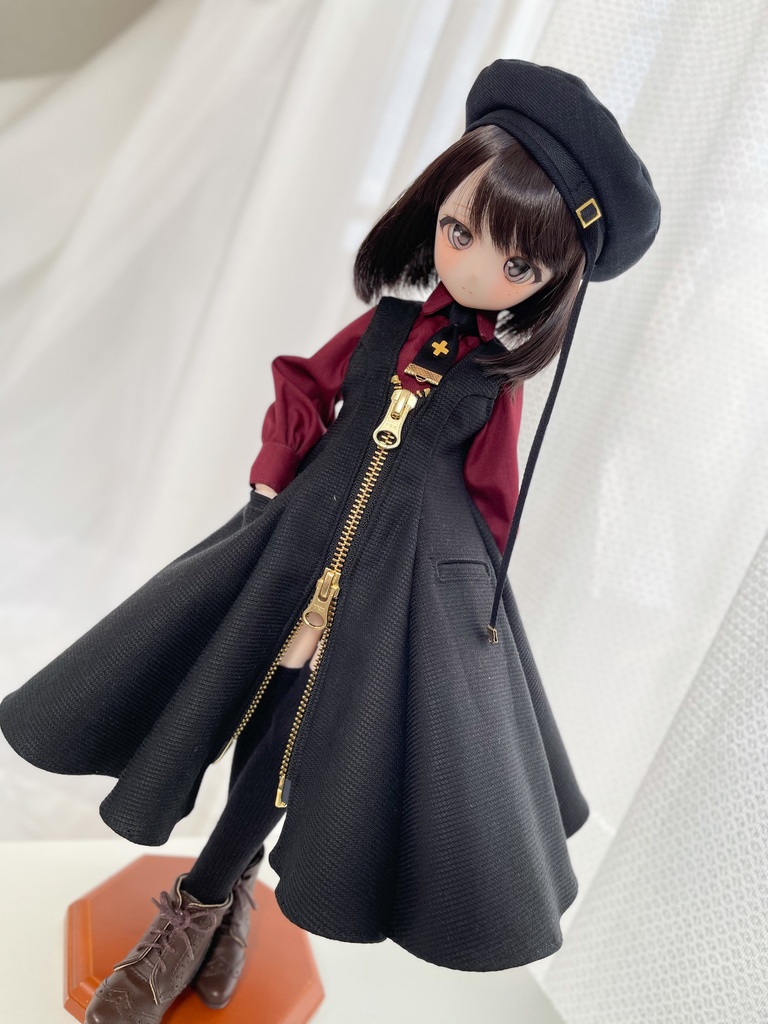 【MDD】ダブルジップベストワンピセット