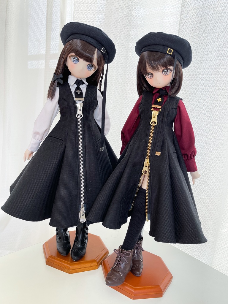 【MDD】ダブルジップベストワンピセット