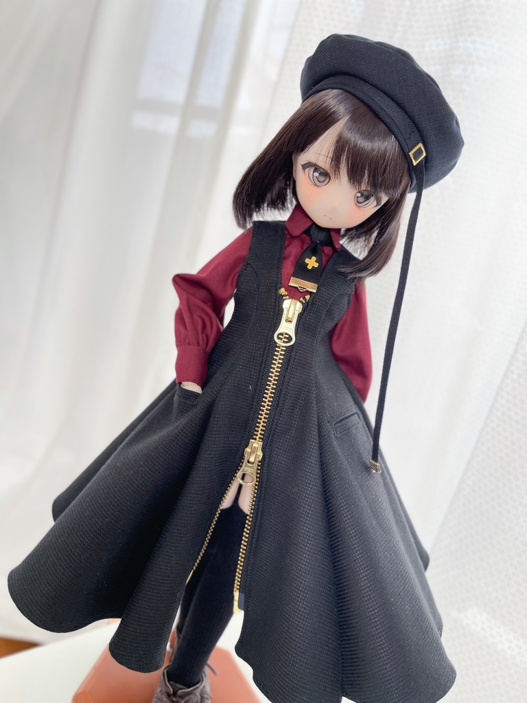 【MDD】ダブルジップベストワンピセット