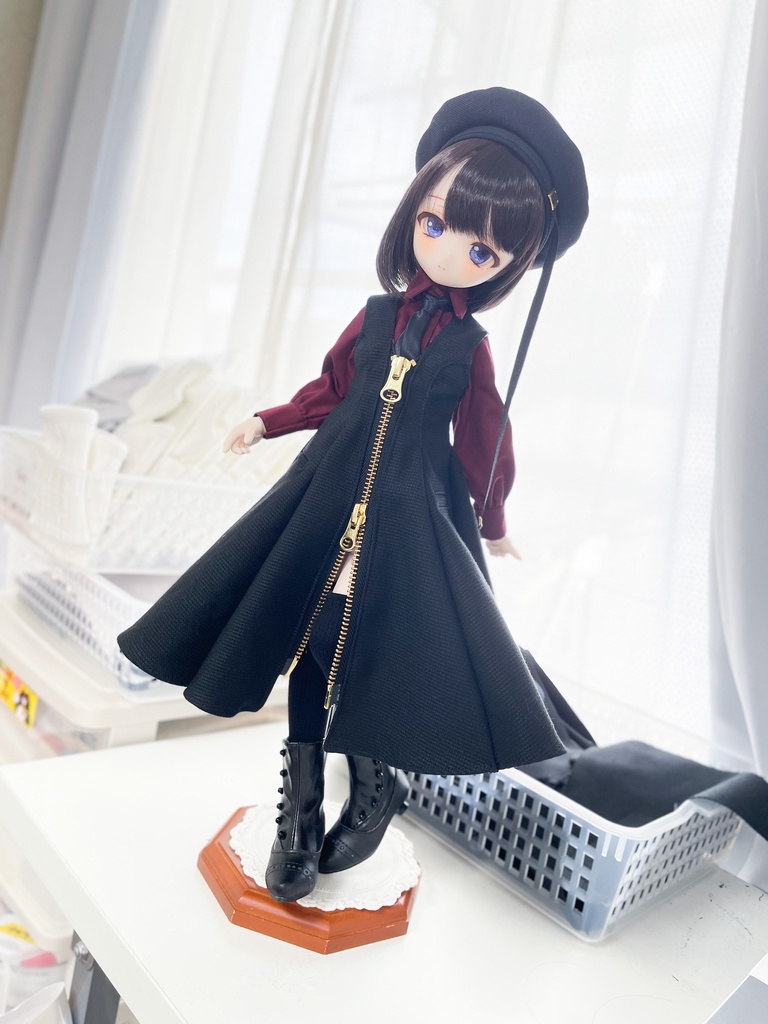 【MDD】ダブルジップベストワンピセット