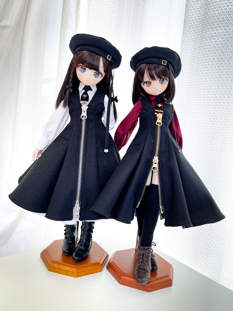 【MDD】ダブルジップベストワンピセット