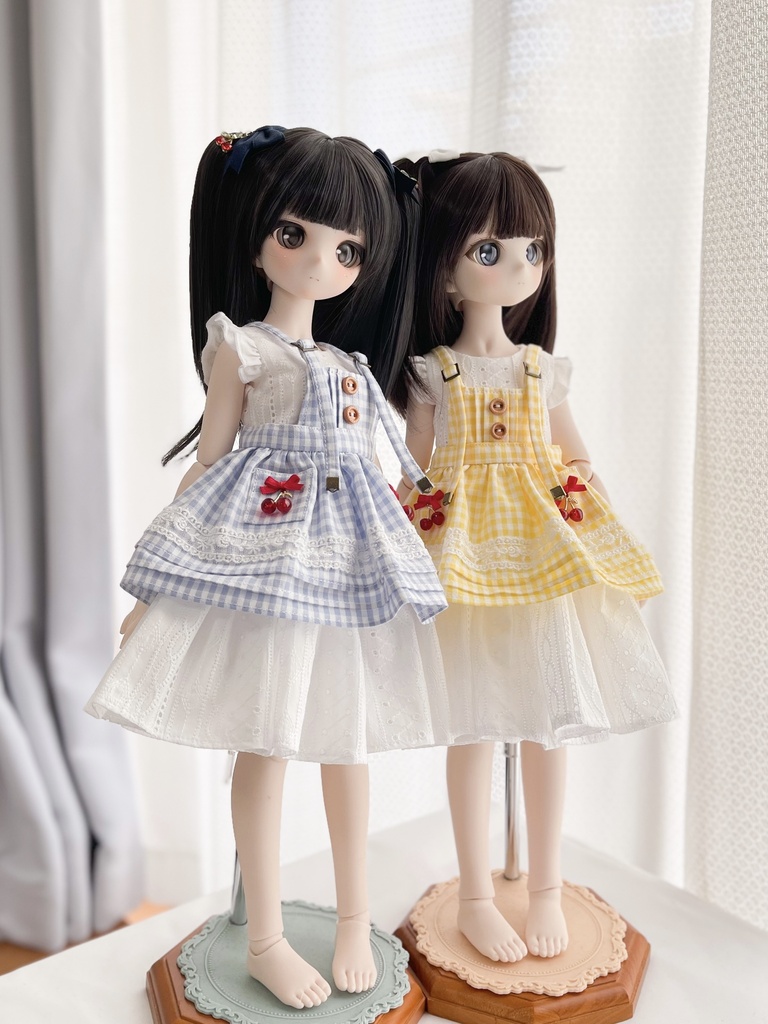 【MDD】ギンガムエプロンドレスセット