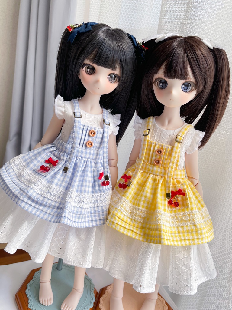 【MDD】ギンガムエプロンドレスセット