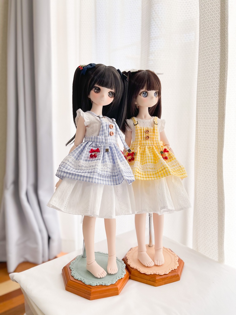 【MDD】ギンガムエプロンドレスセット