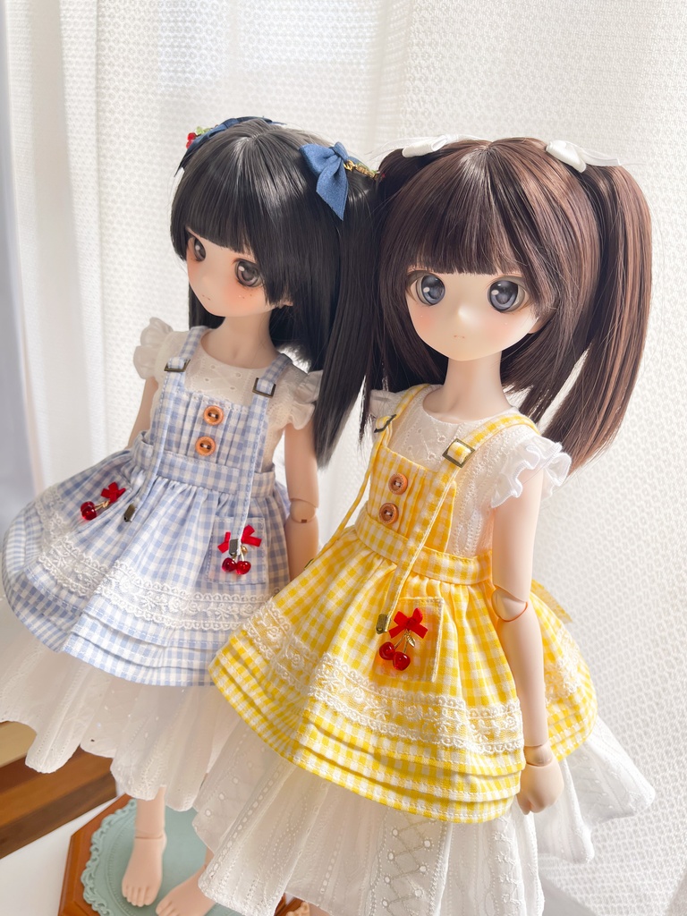 【MDD】ギンガムエプロンドレスセット