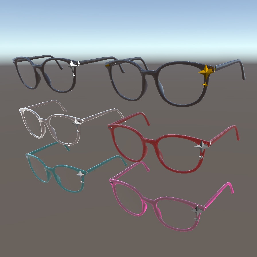 JellyGlasses透明ゼリー感眼鏡