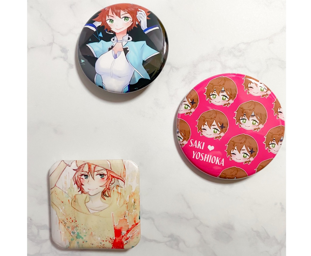 吉岡沙紀缶バッジ