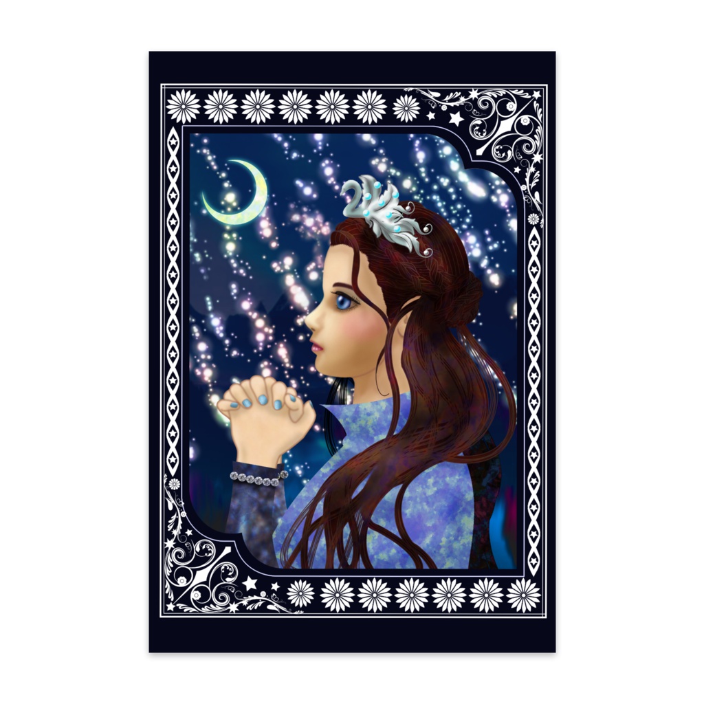 月に祈るオデット姫