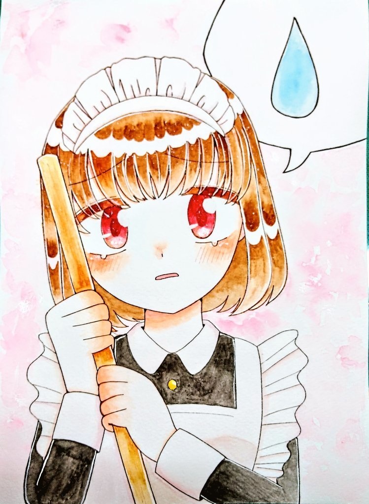 【原画】ぽんこつメイドちゃん