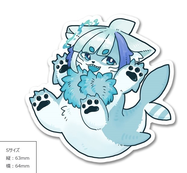 けもにゃめステッカー【i:棘瓜ウバラ様】