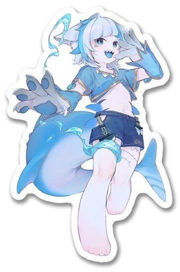 にゃめざめステッカー（i：すし飯様）