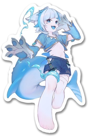 にゃめざめステッカー(i:すし飯様)