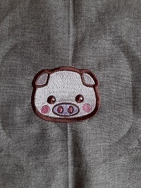 刺繍 セキセイインコ☆ぶた☆フクロウ☆フクロウ帽子アリ☆胡蝶蘭☆柴犬とてんとう虫