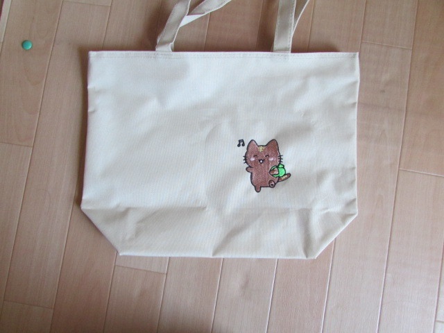 刺繍トートバック