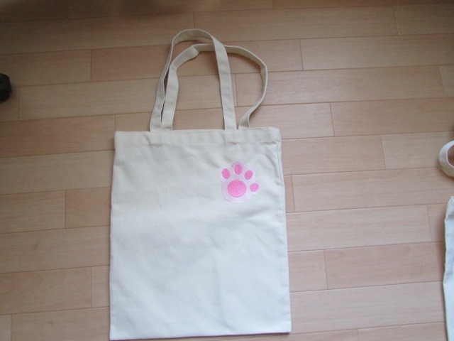 刺繍コットントートバック