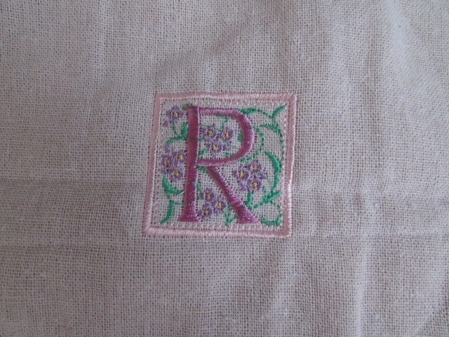 刺繍コットントートバック