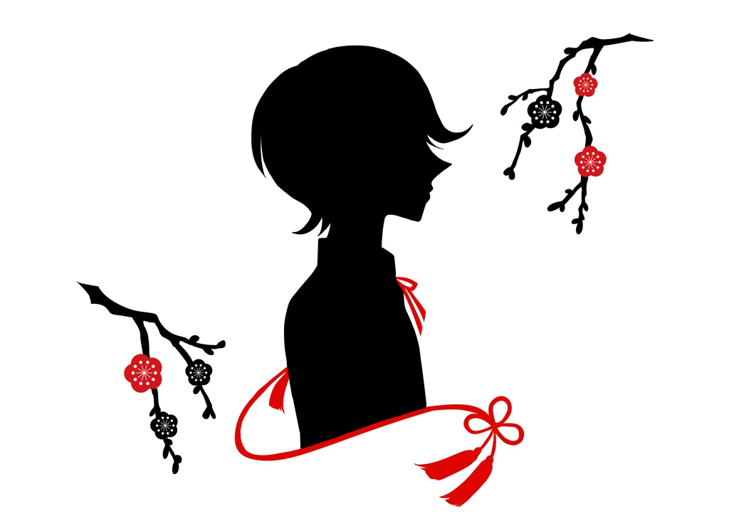 堀川国広イメージ影絵風トートバッグ